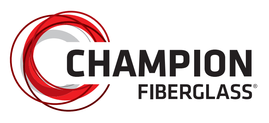 Champion fiberglass logo